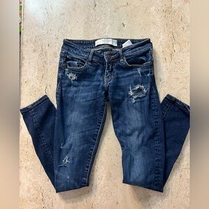 Abercrombie and Fitch The A&F Super Skinny Distressed Jeans Size 00S